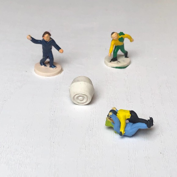 Vintage Painted Miniatures Minis Tiny Hikers Men Figurines for Crafts & Models - Picture 6 of 7